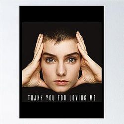 Sinéad O'Connor Thank You Poster