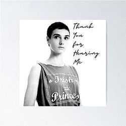 Sinéad O'Connor Thank You Poster