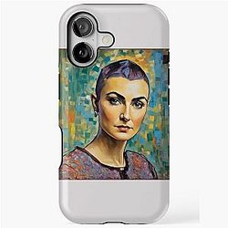 Portrait of Sinéad O'Connor iPhone Case