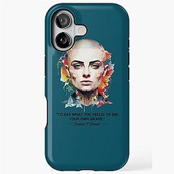 Sinéad O'Connor painting iPhone case