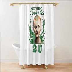 Sinéad O’Connor in Realistic Classic T-Shirt Shower Curtain