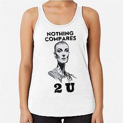 Sinéad O'Connor in Realistic BW Racerback Tank