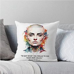 Sinéad O'Connor Throw Pillow