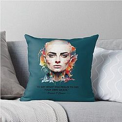 Sinéad O'Connor Throw Pillow