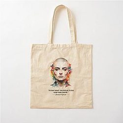 Sinéad O'Connor Cotton Tote Bag