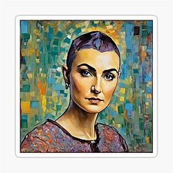 Portrait of Sinéad O Connor Sticker