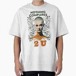 Sinéad O'Connor in Oversized T-Shirt