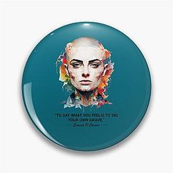 Sinéad O'Connor painting Pin