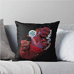 Sinners Movie Smoke Stack Throw Pillow