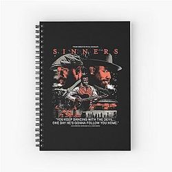 Dancing with the Devil Vintage Spiral Notebook
