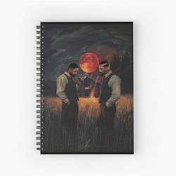 Smoke Stack Sinners Retro Spiral Notebook