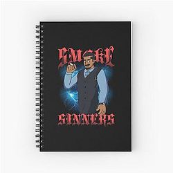 Smoke Sinners Spiral Notebook