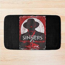 Sinners Movie Poster Art Bath Mat