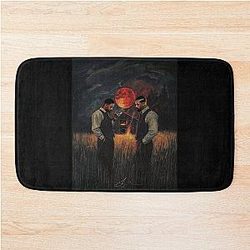 Smoke Stack Sinners Retro Poster Art Bath Mat