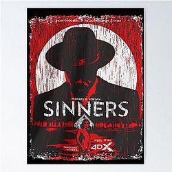 Sinners Movie Art Poster