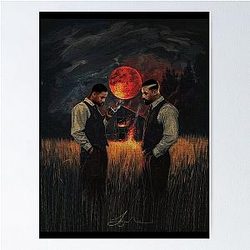 Smoke and Stack Sinners Retro Poster