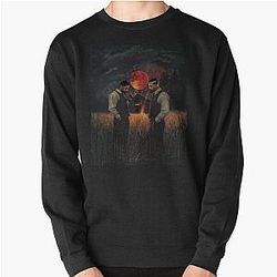 Smoke and Stack Sinners Retro Poster Art Pullover Sweatshirt
