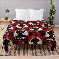 Sinners 2025 Action Retro Throw Blanket