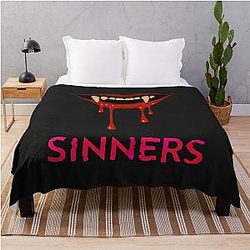 Sinners Blood Throw Blanket
