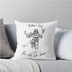 Taking it Easy for All Sinners Throw Pillow