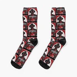 Sinners Movie Poster Art Socks