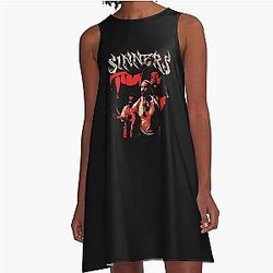 Sinners Retro A-Line Dress