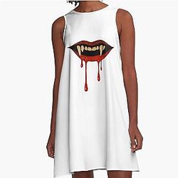Sinners Blood A-Line Dress