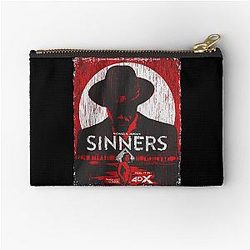 Retro Sinners Movie Poster Zipper Pouch