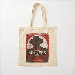 Sinners Movie Poster Art Cotton Tote Bag