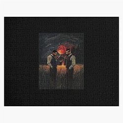 Smoke and Sinners Retro Posterart Jigsaw Puzzle