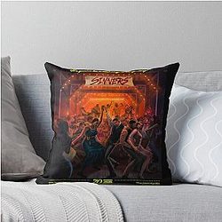 Sinners Movie Dance Throw Pillow