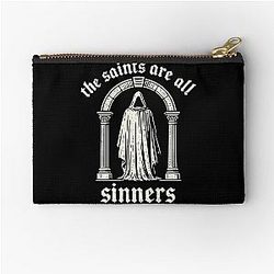 The Saints Are Vintage Zipper Pouch