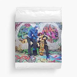 SK8 Infinity Anime Promo Langa and Reki Duvet Cover