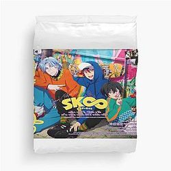 Spoon Magazine Cover - SK8 the Infinity - Langa, Reki, and Miya Duvet Cover