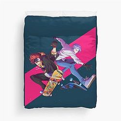 Langa and Reki Sk8 the Infinity Duvet Cover