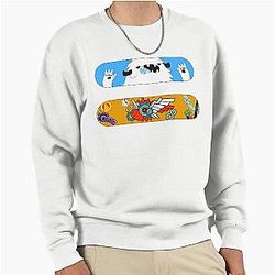 Sk8 the Infinity Reki and Langa Skateboards Pullover Sweatshirt