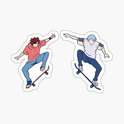 Sk8 the Infinity - Reki and Langa Skating Sticker