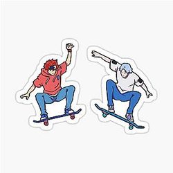 Intro to Reki & Langa 1 Sk8 the Infinity Sticker