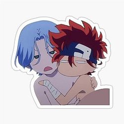 Reki and Langa Sk8 the Infinity Sticker