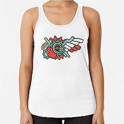 REKI Skateboard Design - SK8 the Infinity Racerback Tank Top