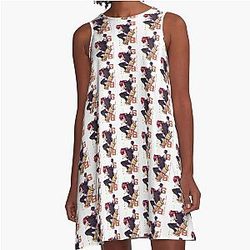 Reki x SK8 the Infinity A-Line Dress