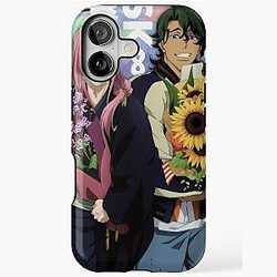 Cherry and Joe Magazine Cover Poster SK8 the Infinity Matcha Blossom iPhone Tough Case