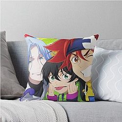 Reki, Langa and Miya SK8 the Infinity Throw Pillow