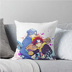Reki and Langa - SK8 the Infinity Throw Pillow