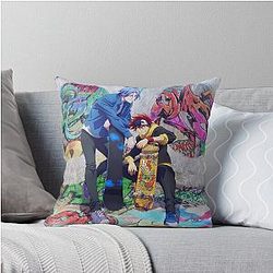 SK8 Infinity Anime Promo - Langa and Reki Throw Pillow