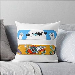 Sk8 the Infinity - Reki and Langa Skateboard Throw Pillow