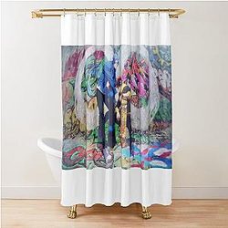 SK8 Infinity Anime Promo Langa and Reki Shower Curtain