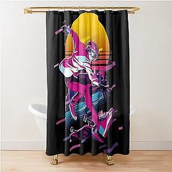 SK8 the Infinity Langa 80s retro Shower Curtain
