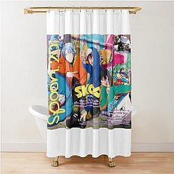 Spoon 2Di Magazine Cover SK8 the Infinity Langa Reki and Miya Shower Curtain