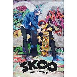 SK8 the Infinity - Reiki and Langa Wall Poster, 19L x 13W, Premium Unframed Version